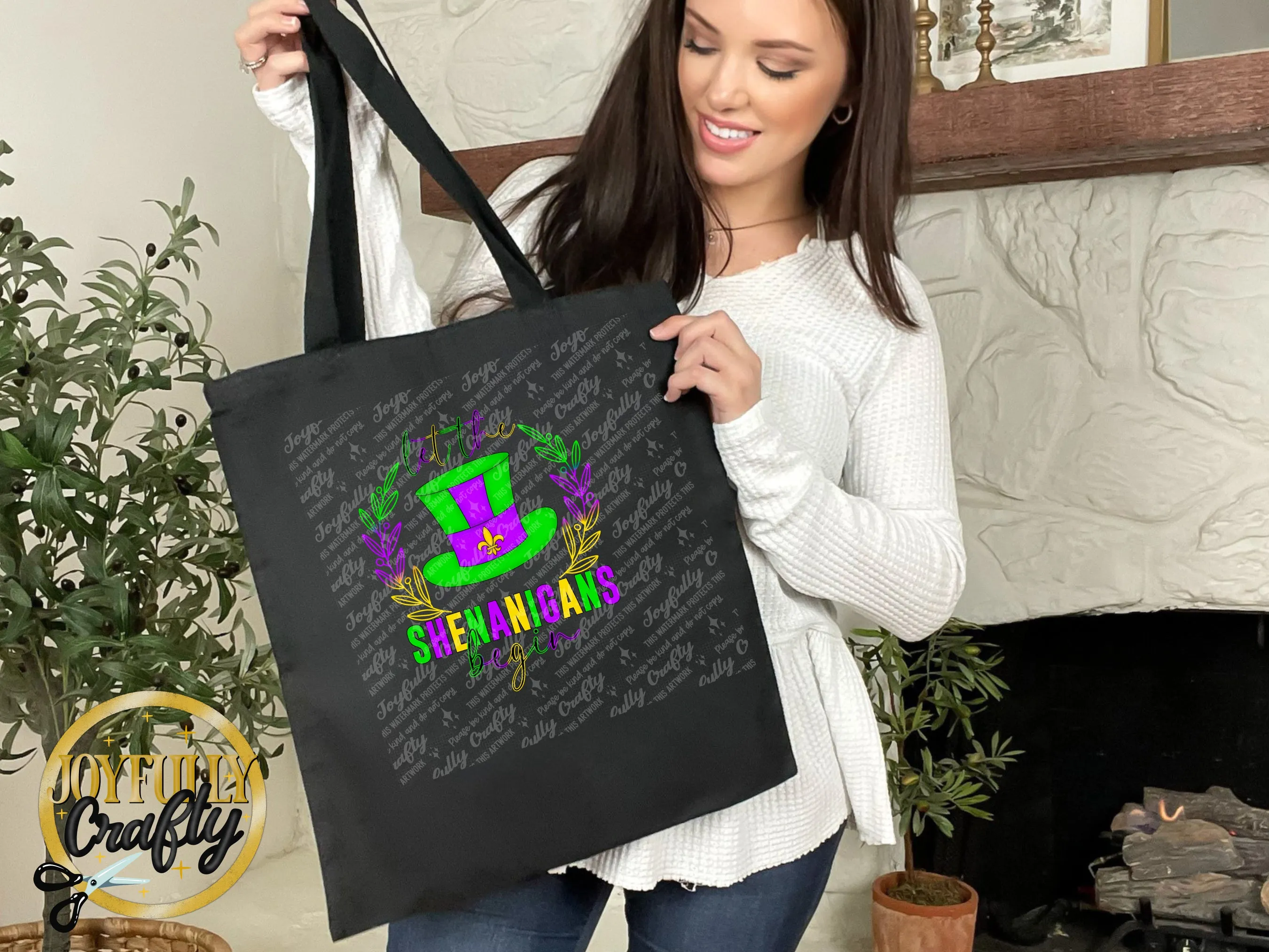 Mardi Gras Shenanigans Hat Tote Bag