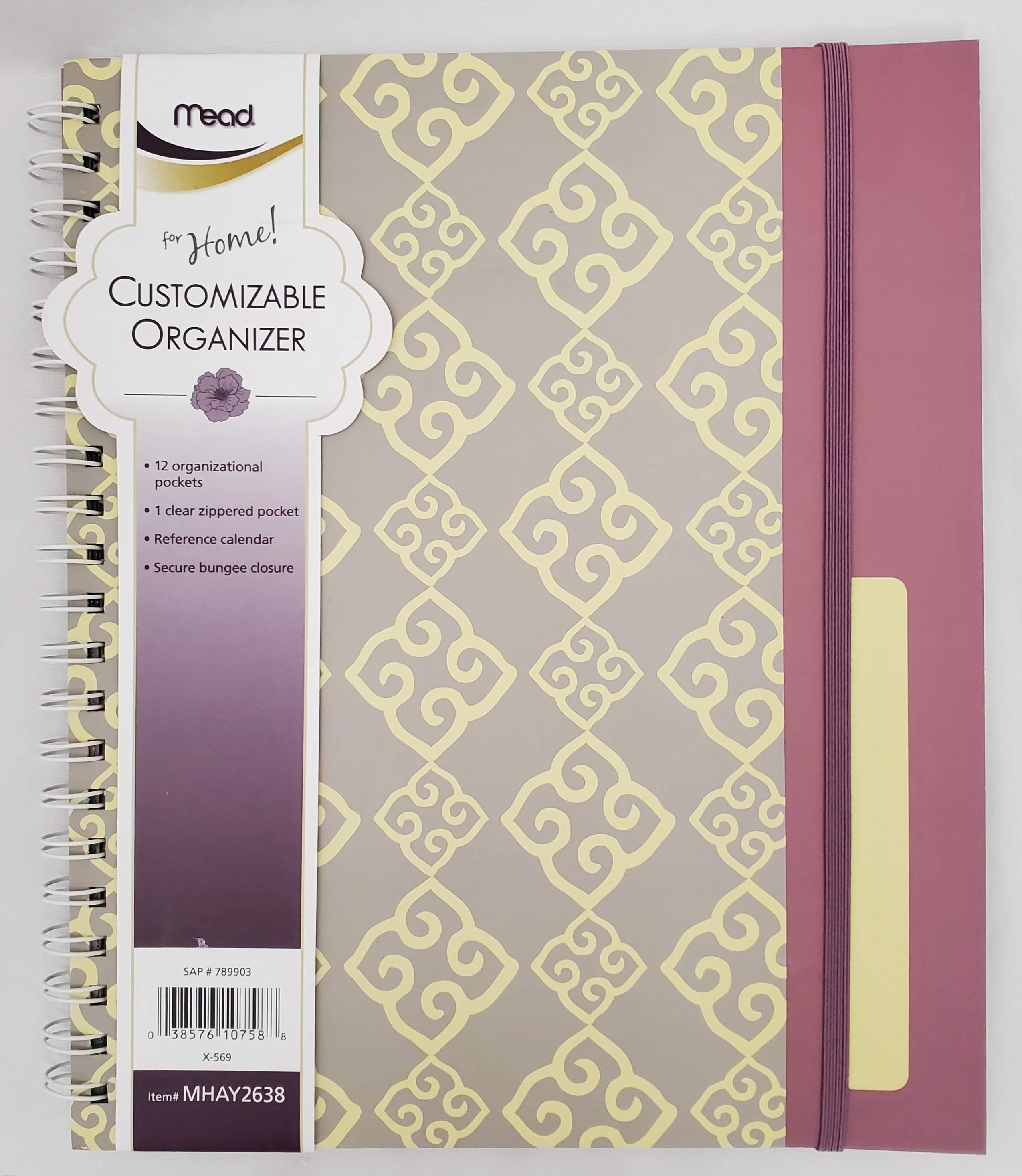 Mead Customizable 12 Pocket File Organizer (MHAY2638)