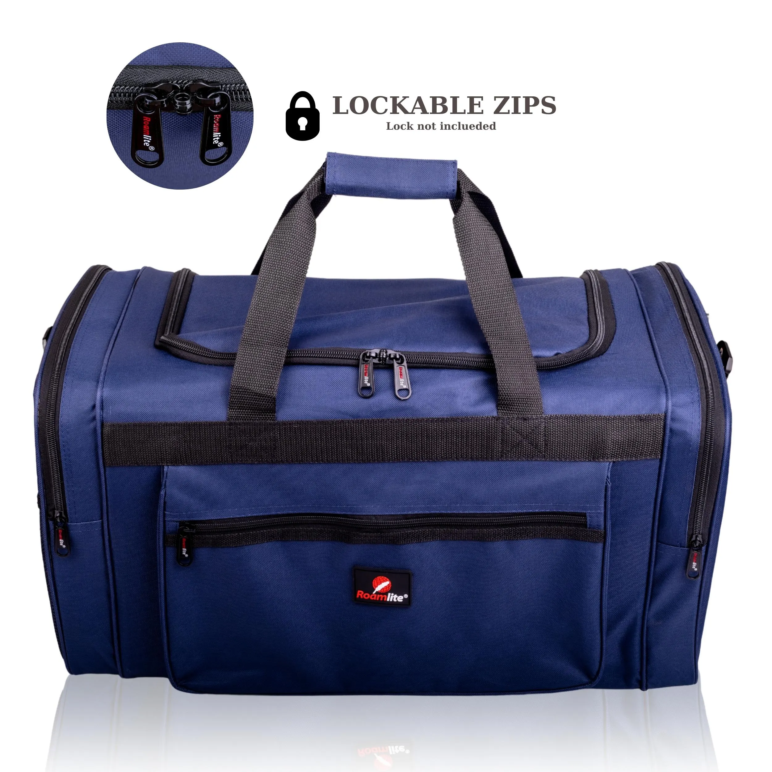 Medium Size Weekend Holdall or Overnight Duffle - Ideal Gym Sports Bag