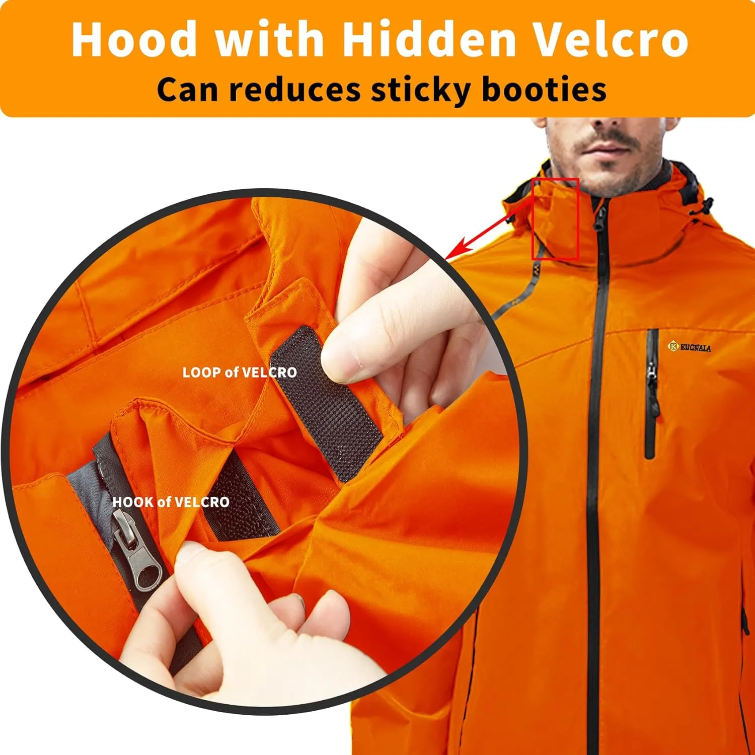 Mens Lightweight Waterproof Rain Jacket Windproof Raincoat Hooded jackets for Men Hiking Cycling Travel M-7XL