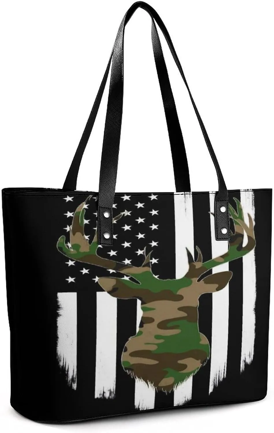 Men's Portable Tote Bag Trendy Modern Leather Handbag For Work Weekend