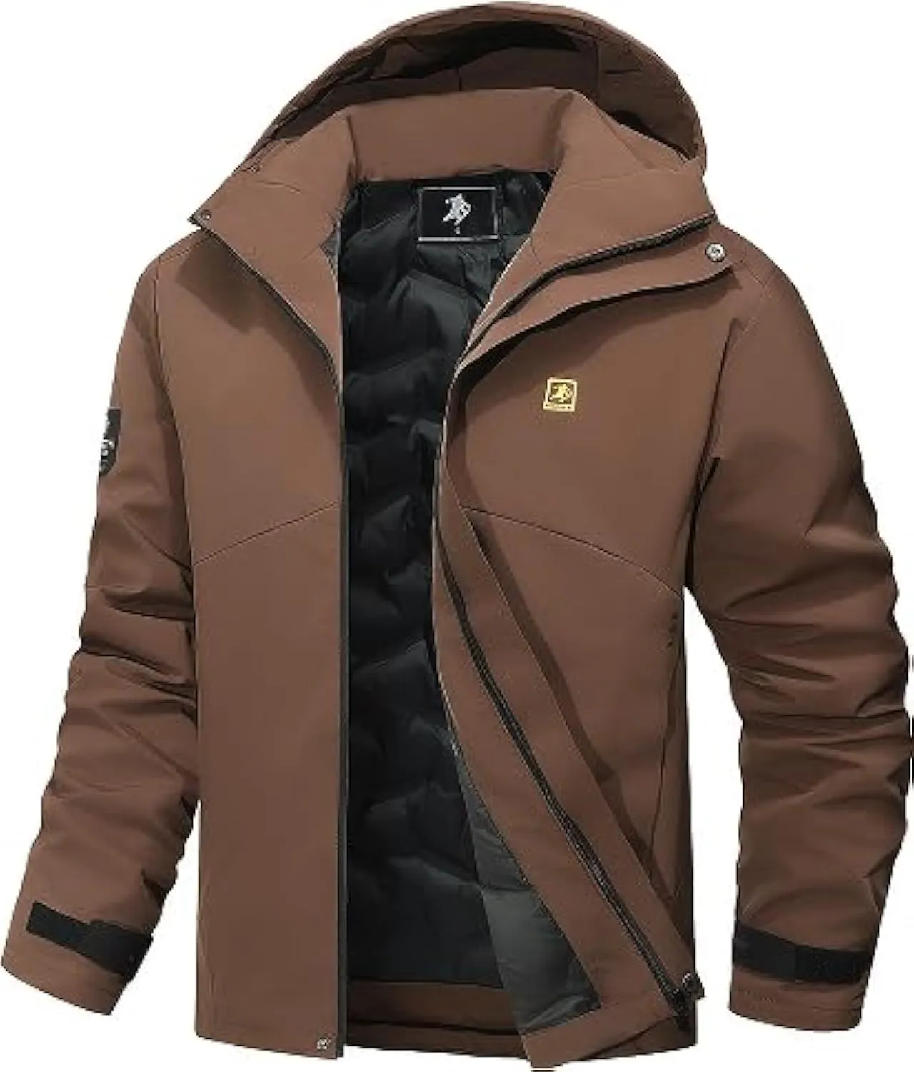 Men's Warm Winter Coats Waterproof Ski Jacket Windproof Snow Coat Mountain Windbreaker Hooded Raincoat