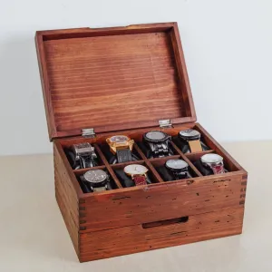 Men's Watch Box Storage Box for 8 Watches with Drawer