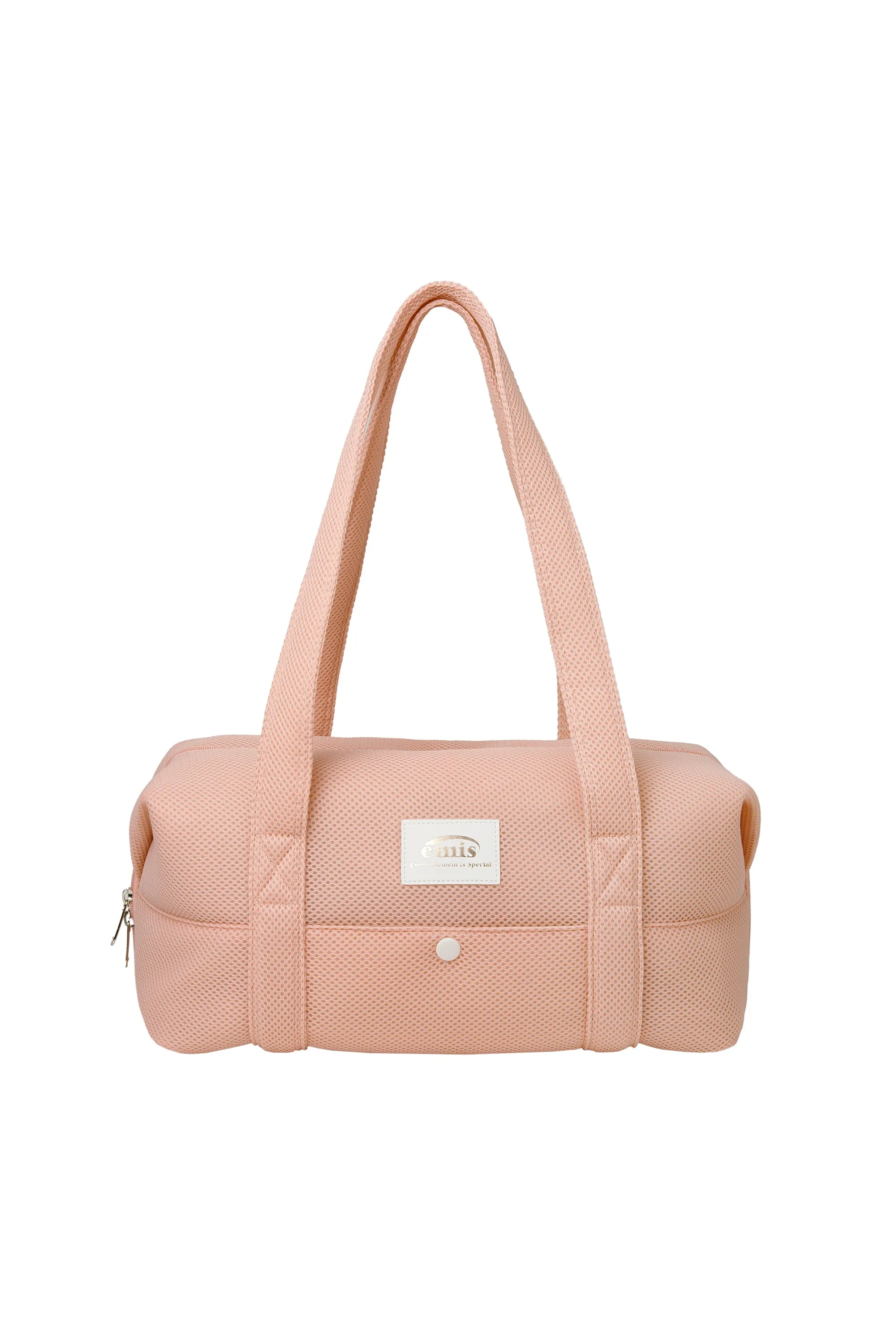 MESH MEDIUM DUFFLE BAG-PEACH