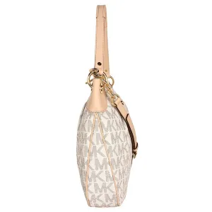Michael Kors Bedford Large Convertible Shoulder Bag in Vanilla