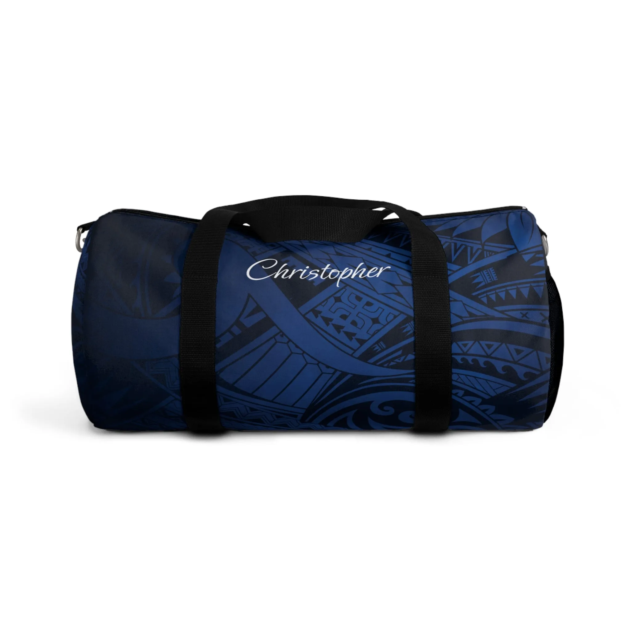 Midnight Essence Personalized Barrel Duffel Bag