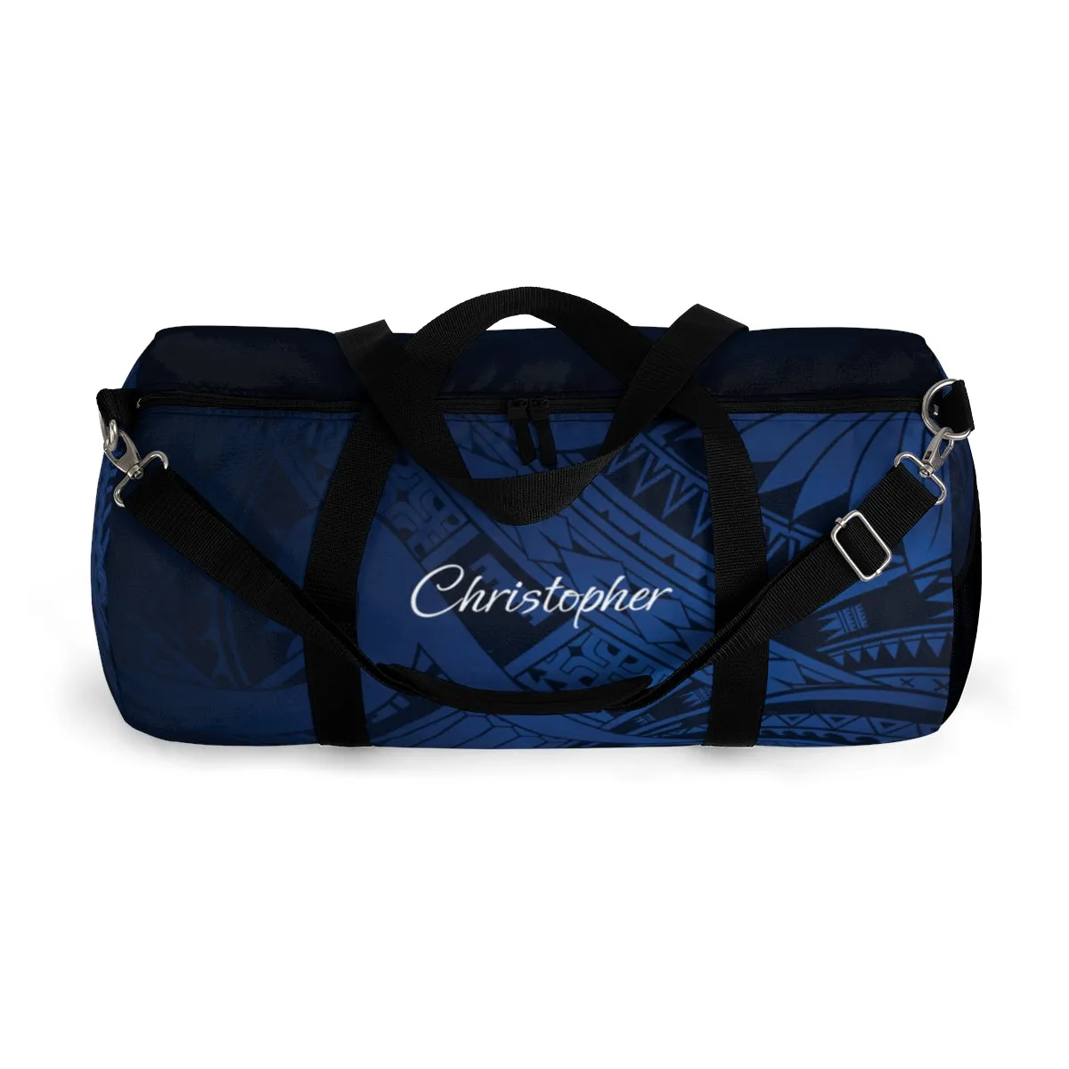 Midnight Essence Personalized Barrel Duffel Bag