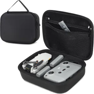 Mini 4K Carrying Case, PU Leather Travel Case, Portable Lightweight Storage Bag for DJI Mini 4K/ Mini 2/ Mini 2 SE Fly More Combo & Drone Accessories, PONY0073