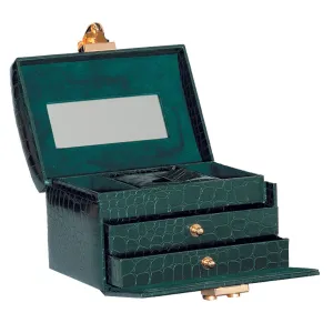 Mini Alligator Print Jewelry Case