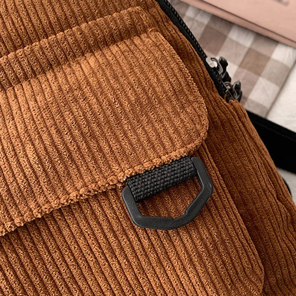 Mini Corduroy Backpack