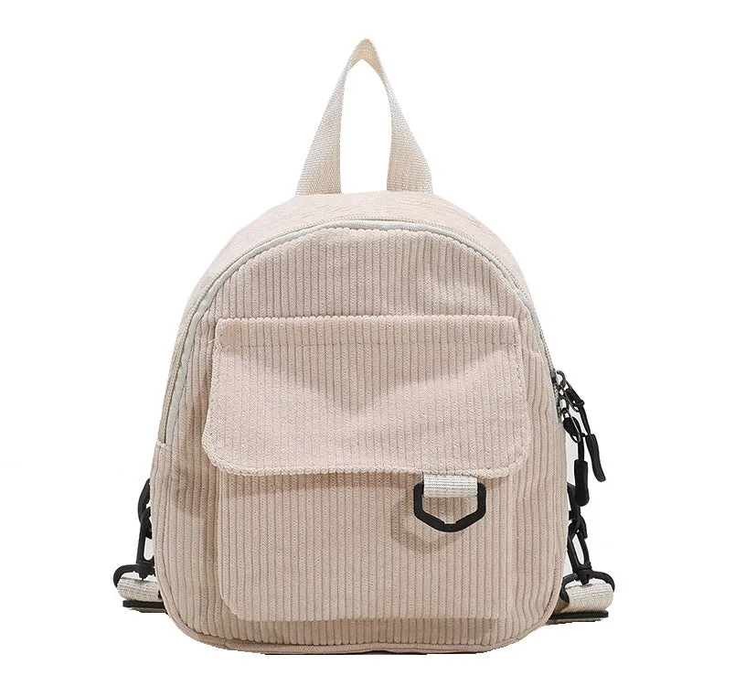 Mini Corduroy Backpack