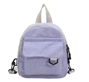 Mini Corduroy Backpack