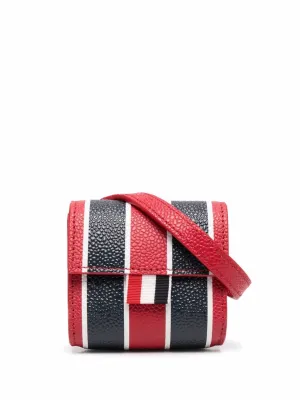 mini Economical Durable vertical-stripe pouch bag