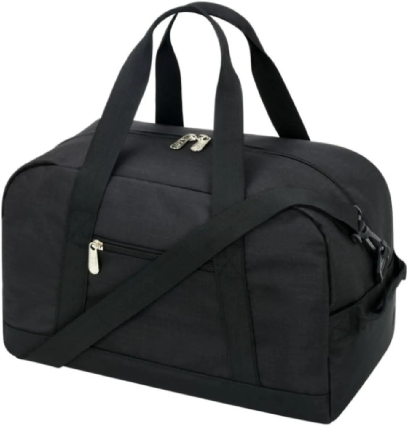Mini Gym Bags for Women, Adjustable Shoulder Luggage Bag, Lightweight Foldable Carry On Bag, Water-Resistant Travel Duffle Bag, Travel Duffle Bag Sports Gym (Style C-Black)