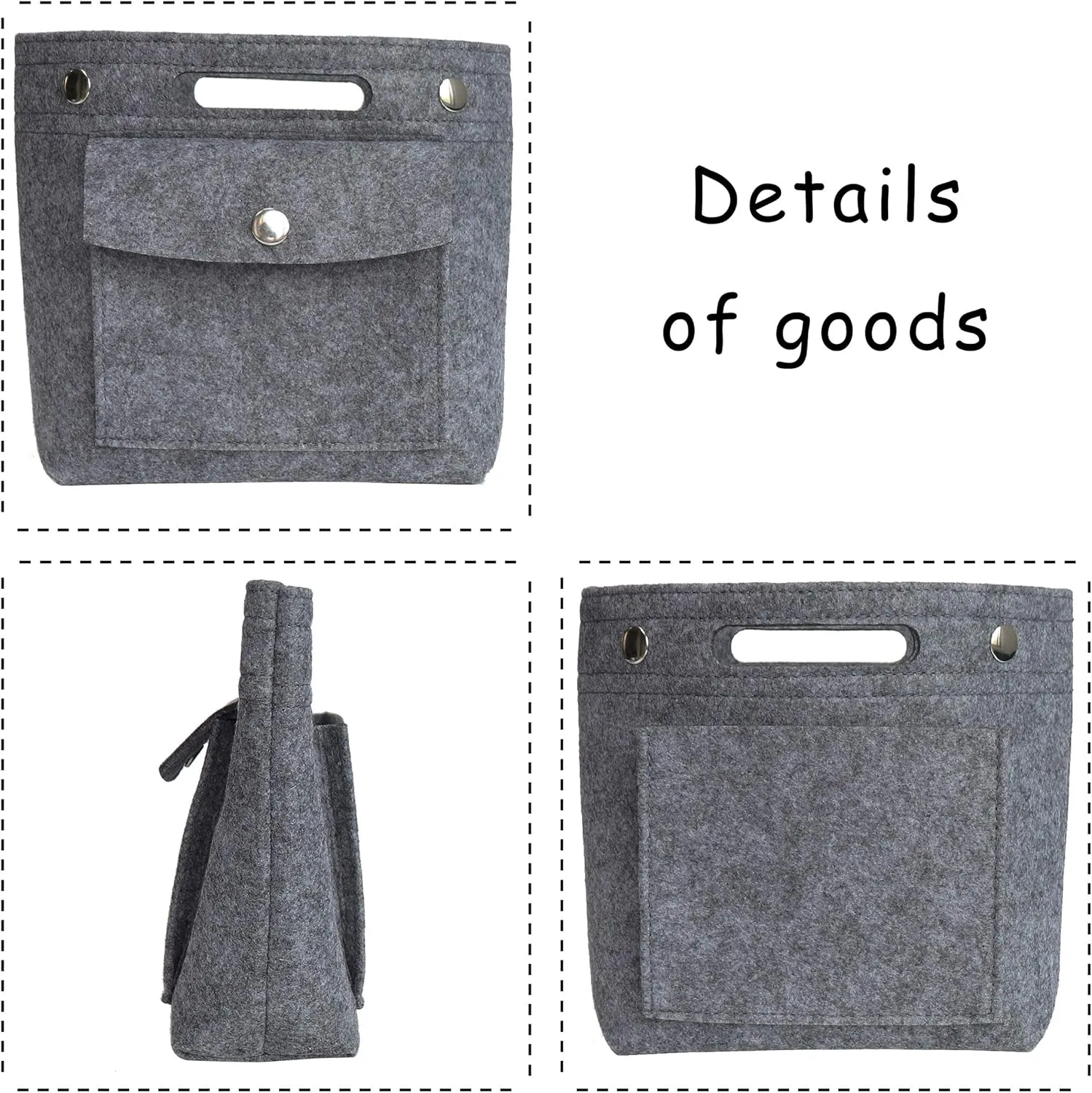 Mini Tote Purse organizer insert, Felt lightweight Handbag Organizer Fits LV Neverfull PM, Speedy 25, NOÉ BB, NeoNoe