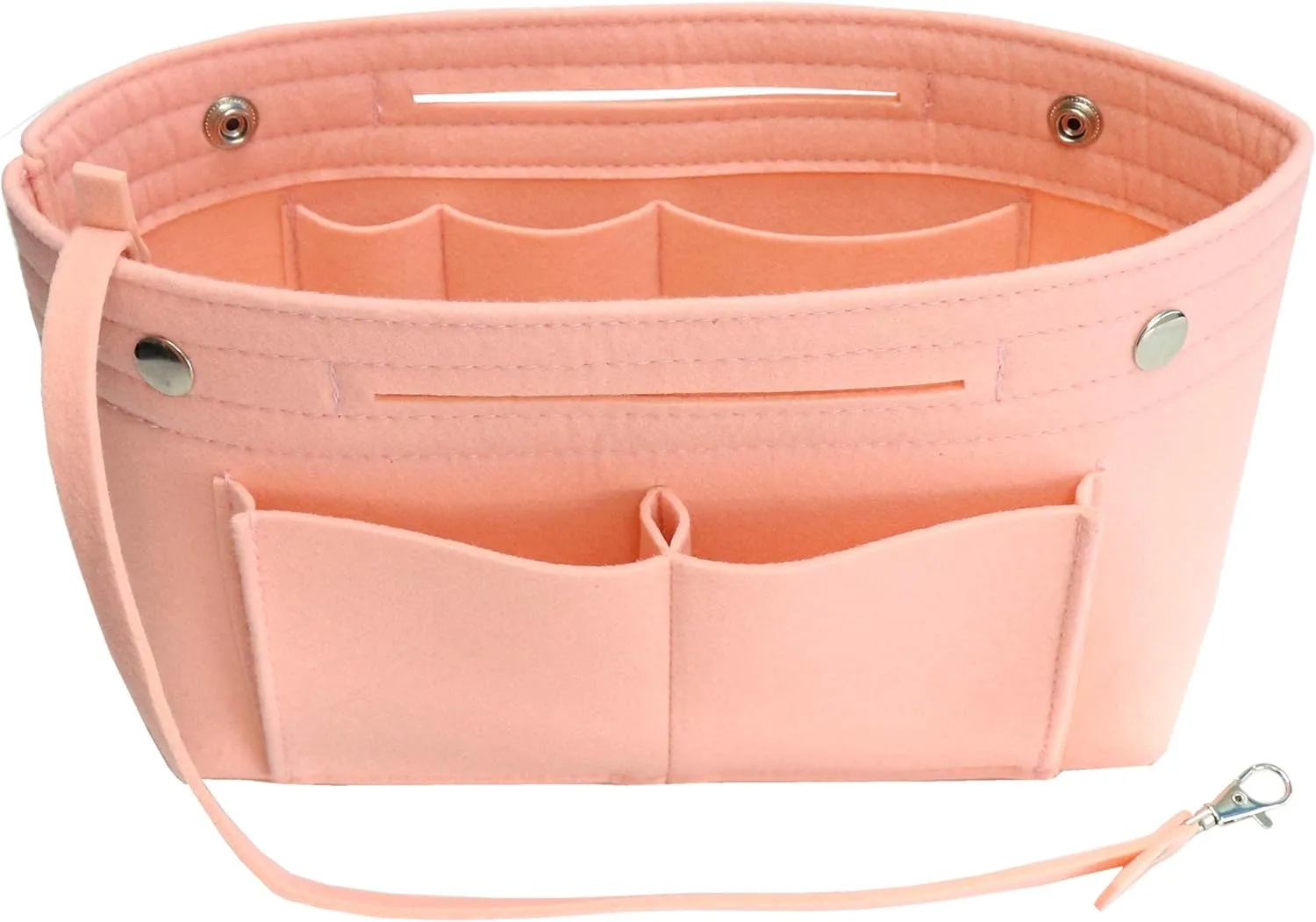 MISIXILE Felt Purse Organizer Insert Handbag Organizer,Tote Bag in Bag Organizer Fits Speedy Neverfull with Handles Keychain