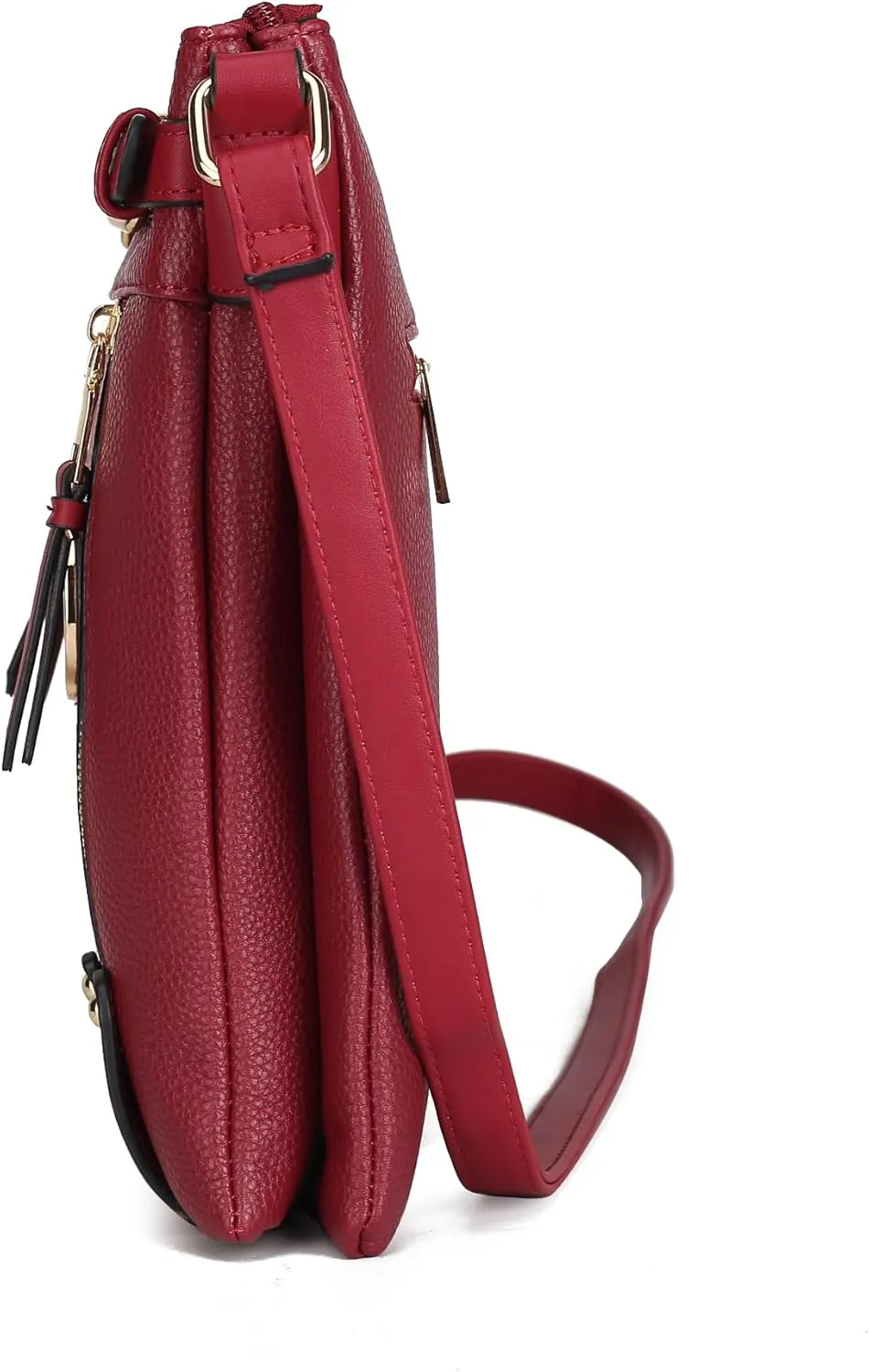 MKF Crossbody bag for women Vegan leather Crossover Designer messenger Purse