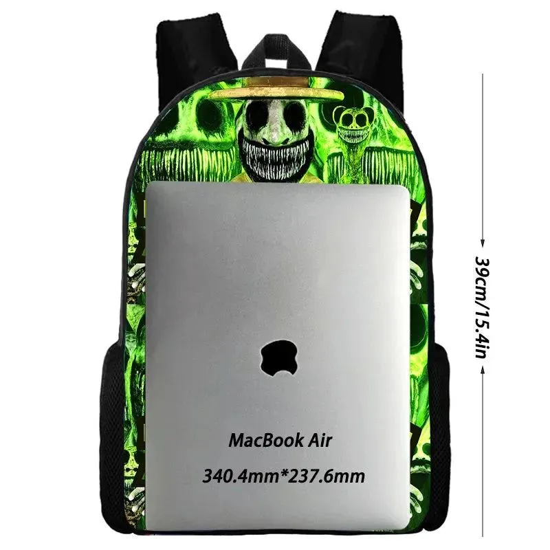 Mochila 3pcs Set Zoonomaly School Backpack with Lunch Bag Pencil Case ,Cartoon School Bags Light Weight School Bags set for Gift