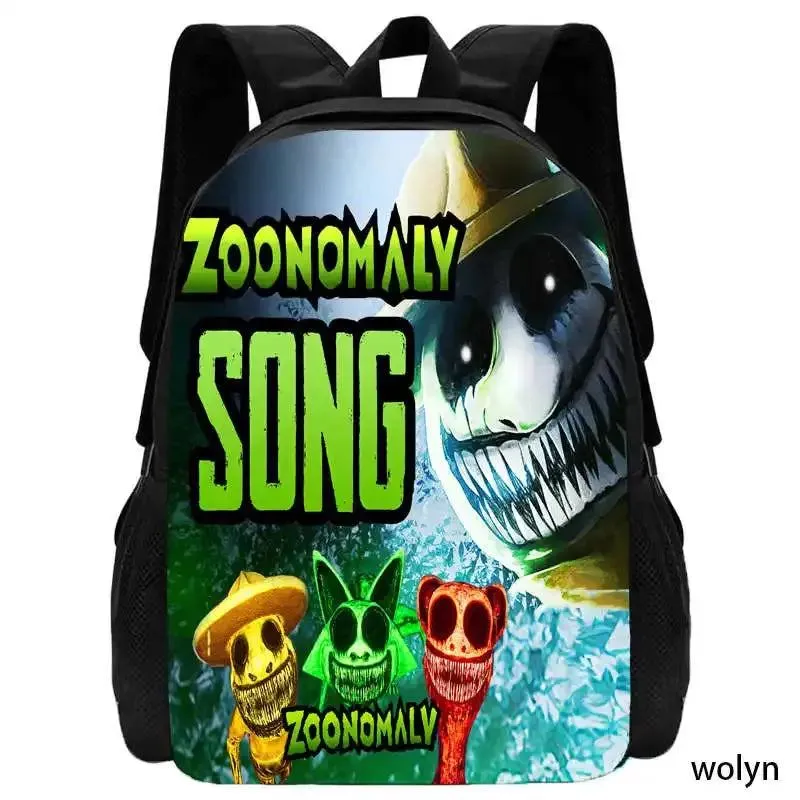 Mochila 3pcs Set Zoonomaly School Backpack with Lunch Bag Pencil Case ,Cartoon School Bags Light Weight School Bags set for Gift