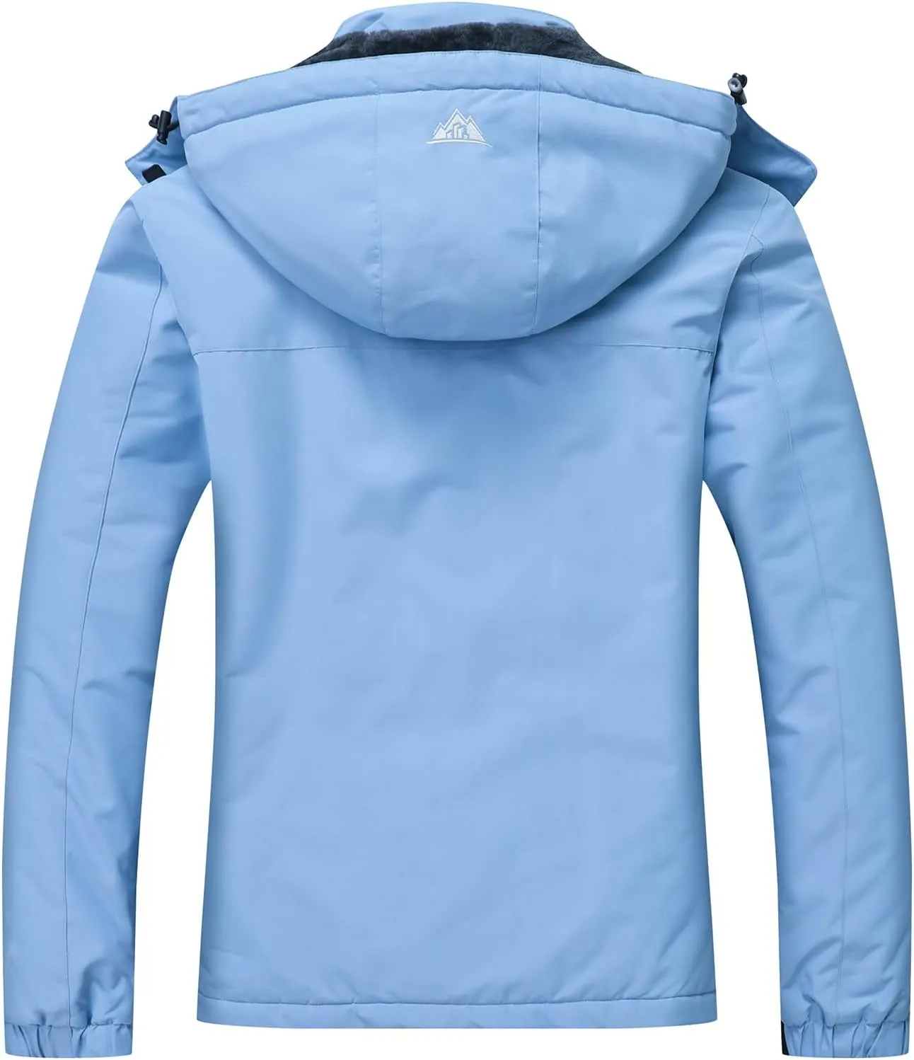 MOERDENG Women's Waterproof Ski Jacket Warm Winter Coat Outdoor Windbreaker Hiking Snowboarding Jacket