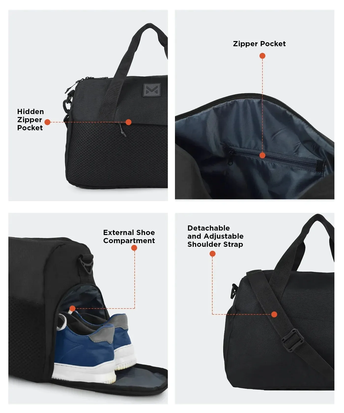 Mohawk Martian Gym Duffle