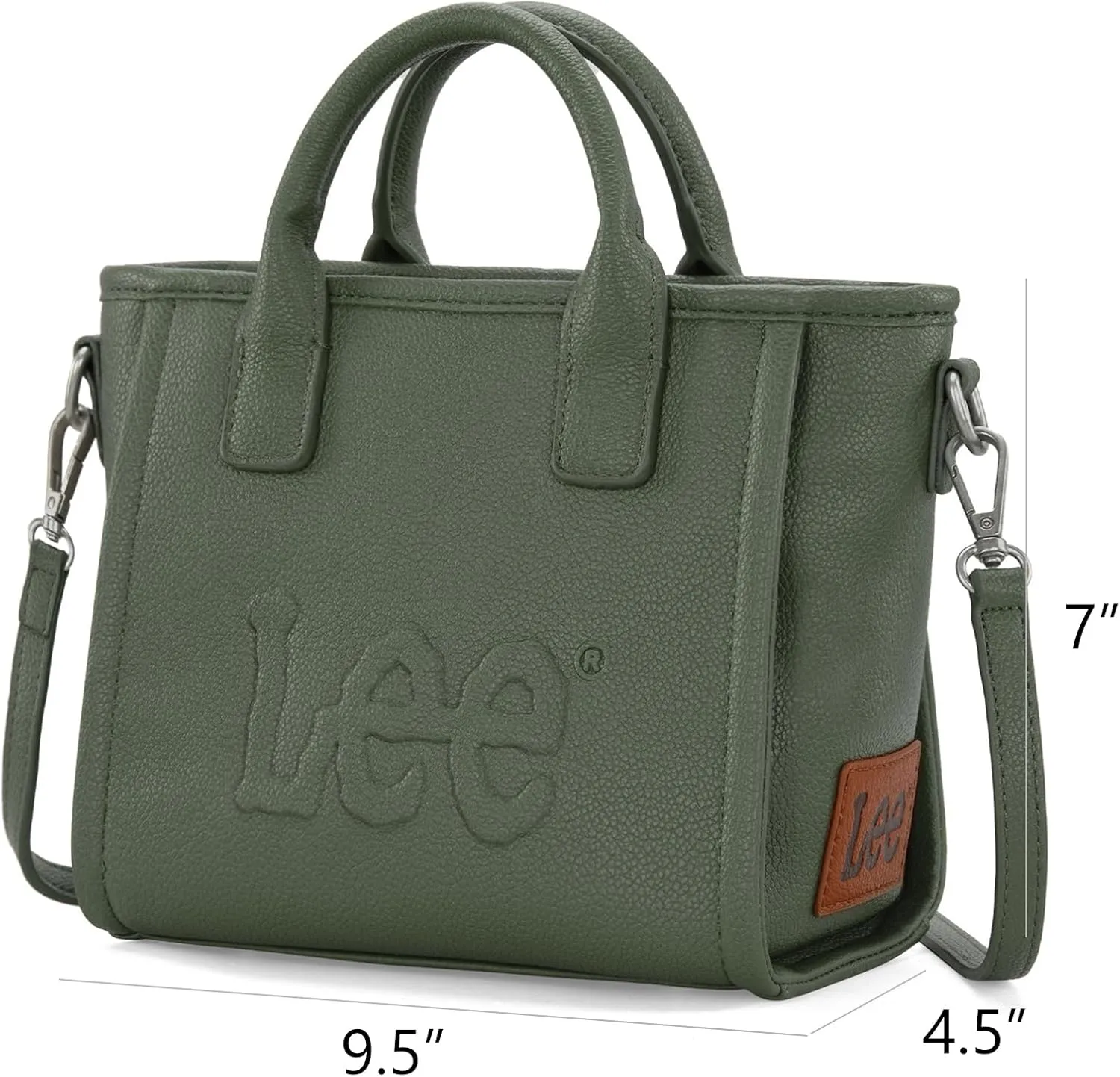 Montana West x Lee Small Tote Bag for Women Crossbody Purse & Handbags with Adjustable Strap