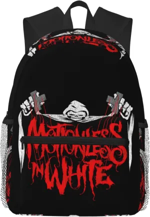 Motionless Rock In White Casual Backpack Large Lightweight Travel Bag Classic Laptop Daypack for Men Women Backpack
