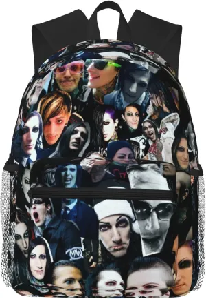 Motionless Rock In White Casual Backpack Large Lightweight Travel Bag Classic Laptop Daypack for Men Women Backpack