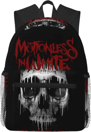 Motionless Rock In White Casual Backpack Large Lightweight Travel Bag Classic Laptop Daypack for Men Women Backpack