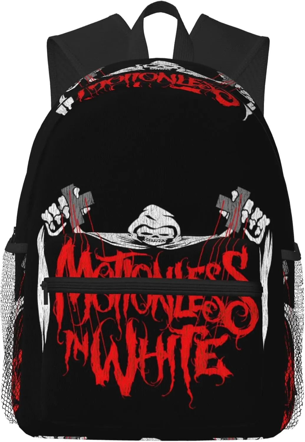 Motionless Rock In White Casual Backpack Large Lightweight Travel Bag Classic Laptop Daypack for Men Women Backpack