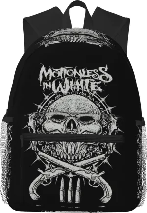 Motionless Rock In White Casual Backpack Large Lightweight Travel Bag Classic Laptop Daypack for Men Women Backpack