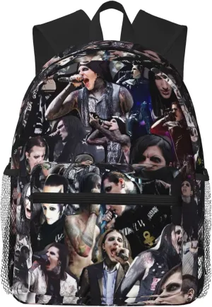 Motionless Rock In White Casual Backpack Large Lightweight Travel Bag Classic Laptop Daypack for Men Women Backpack