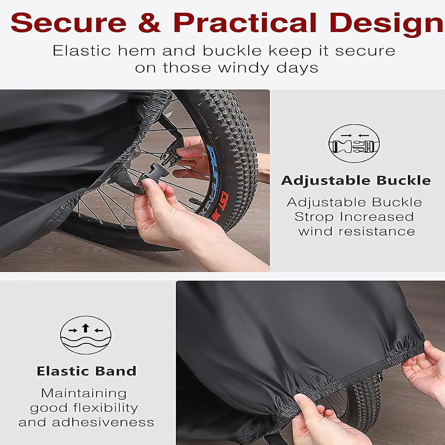 Motorcycle Cover for Laverda 1000 Jota/120 Scooter Cycle Moped Cover Anti-UV Moped Cover with Lock Holes Windproof Buckle and Elastic Hem,B1-170x60x85
