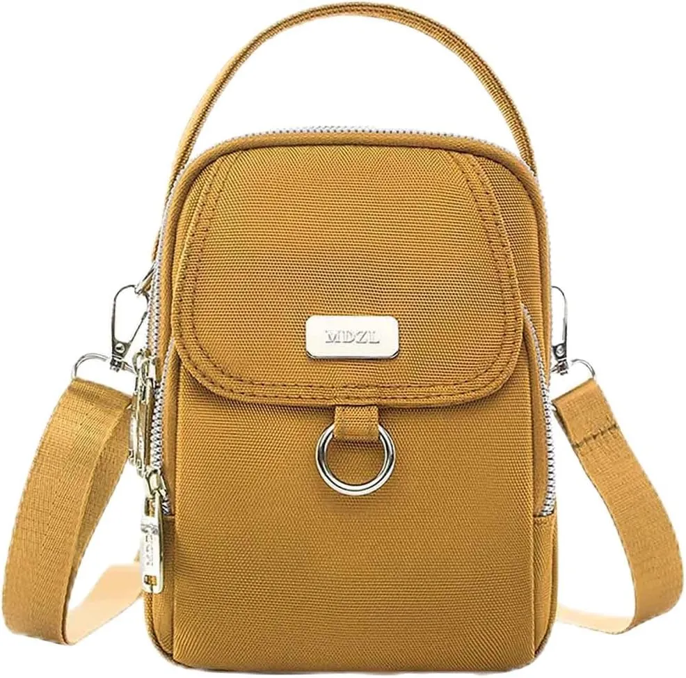 Multi Compartment Crossbody Bag for Women, Lightweight Casual Women Shoulder Bag Suitable for Travel Hiking Walking Use