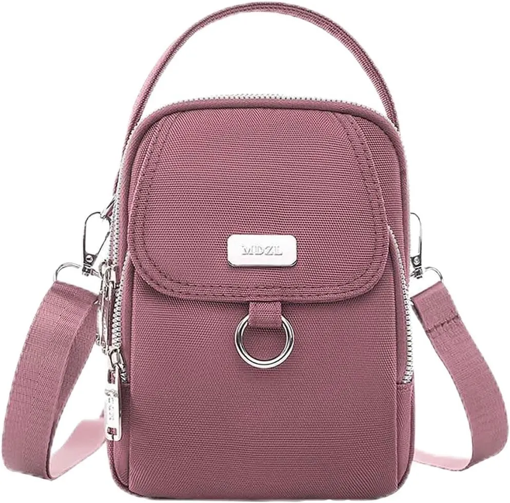 Multi Compartment Crossbody Bag for Women, Lightweight Casual Women Shoulder Bag Suitable for Travel Hiking Walking Use