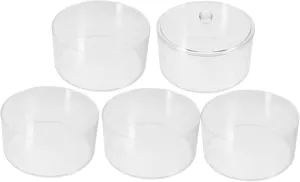 Multi Layer Acrylic Storage Box Organizer for Desk Versatile Case for Capsules Jewelry Watches Hair Ties Stackable Design for Efficient Display and Easy Access