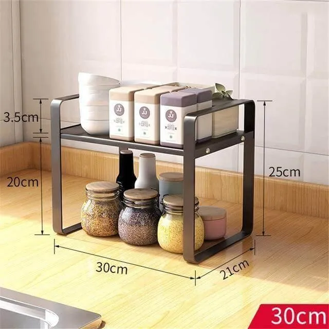 Multi-Layer Dish Organizer - Kitchen Countertop Storage Solution