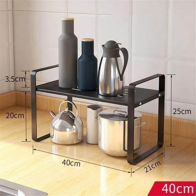 Multi-Layer Dish Organizer - Kitchen Countertop Storage Solution