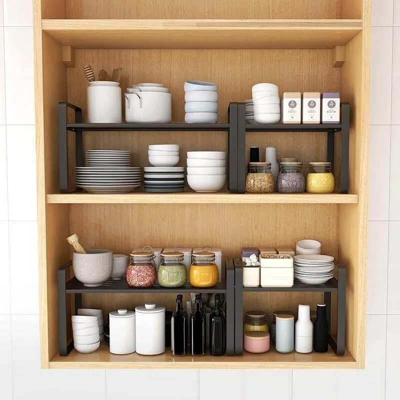 Multi-Layer Dish Organizer - Kitchen Countertop Storage Solution