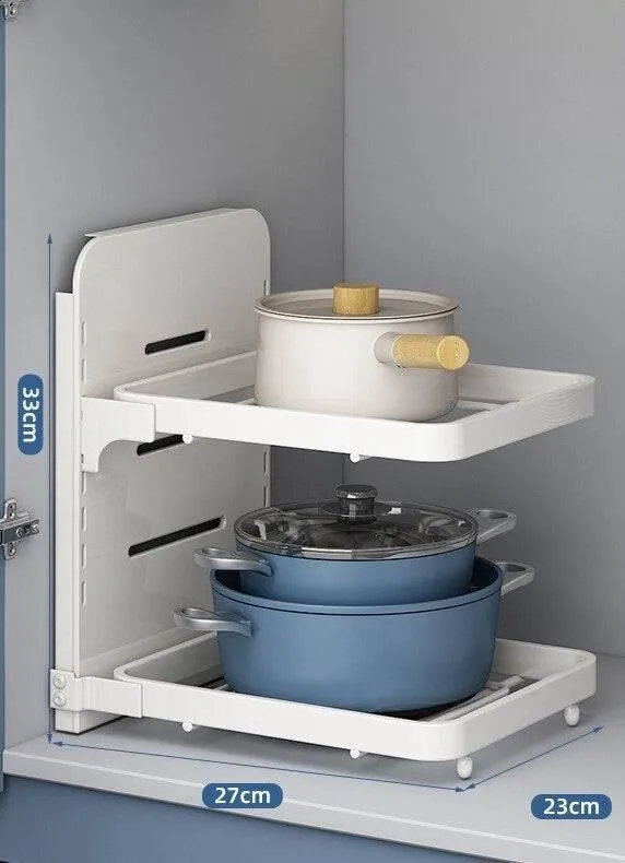 Multi-Layer Kitchen Organizer - Smart Storage Rack