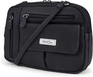 MultiSac Zippy Triple Compartment Crossbody Bag