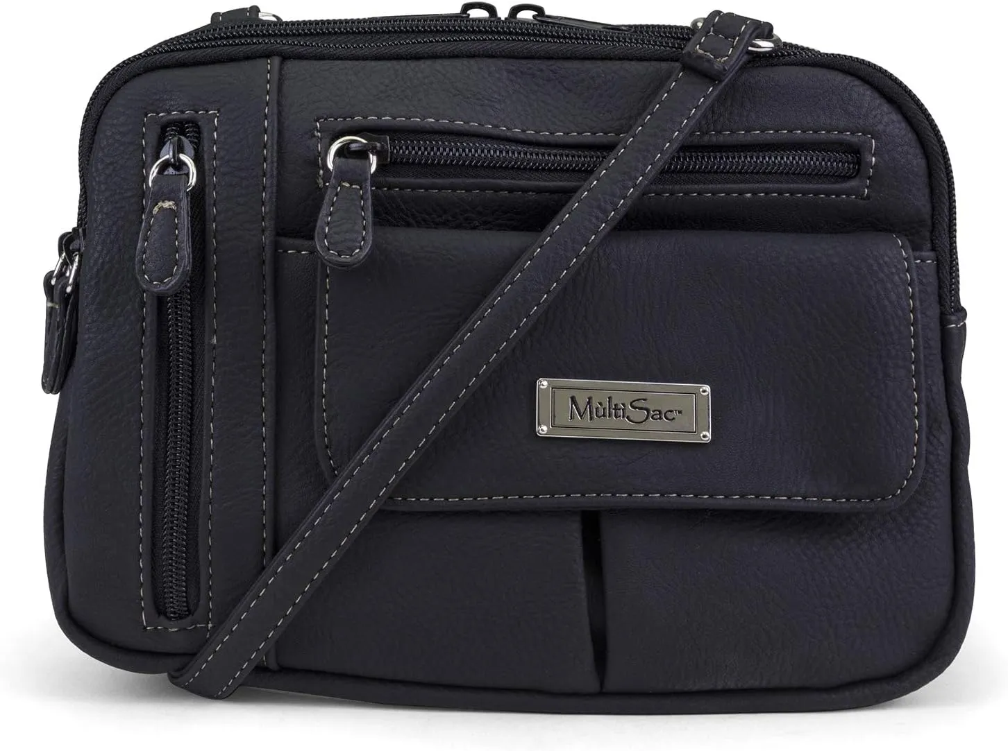 MultiSac Zippy Triple Compartment Crossbody Bag