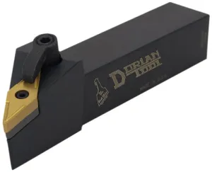 MVJN Square Shank Multi-Lock Turning Holder, Right Hand Cut, 3/4" Shank Width, 3/4" Shank Height, 4-1/2" Overall Length, 3/8" Insert