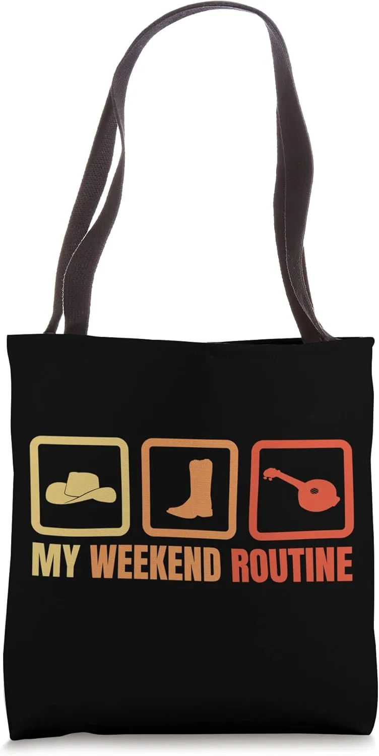 My Weekend Routine Tote Bag