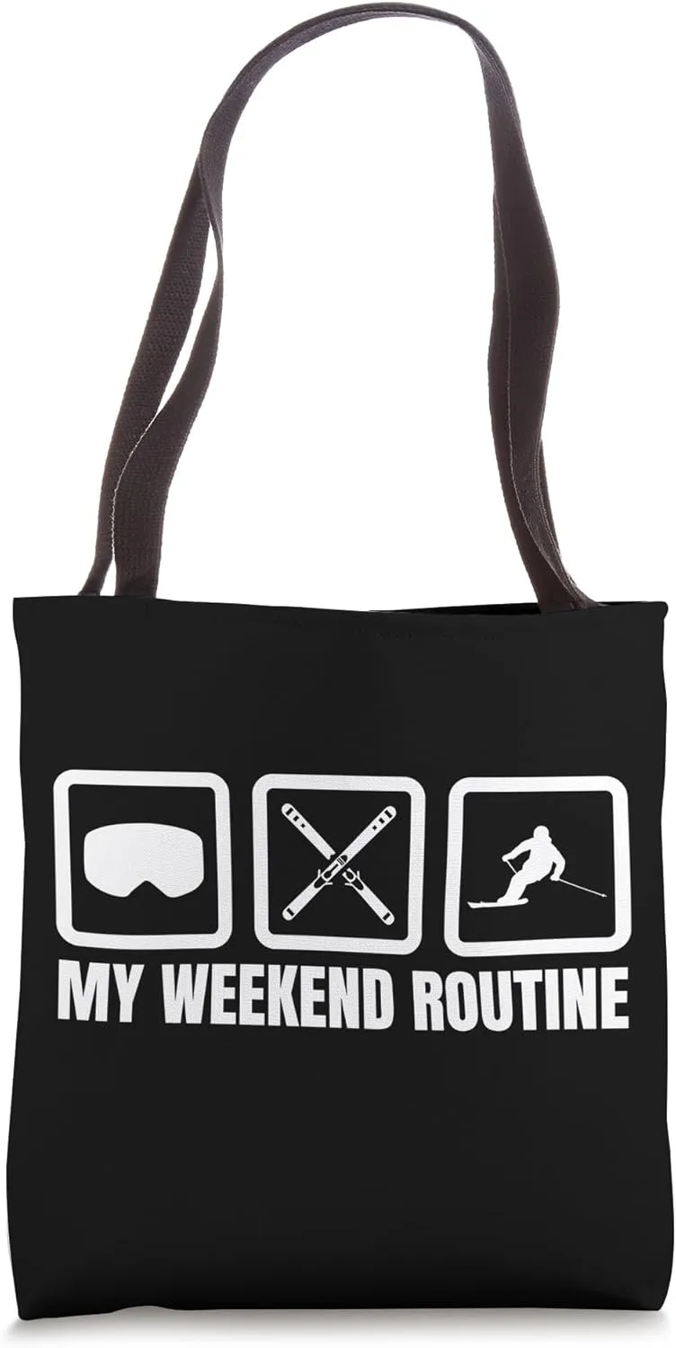 My Weekend Routine Tote Bag