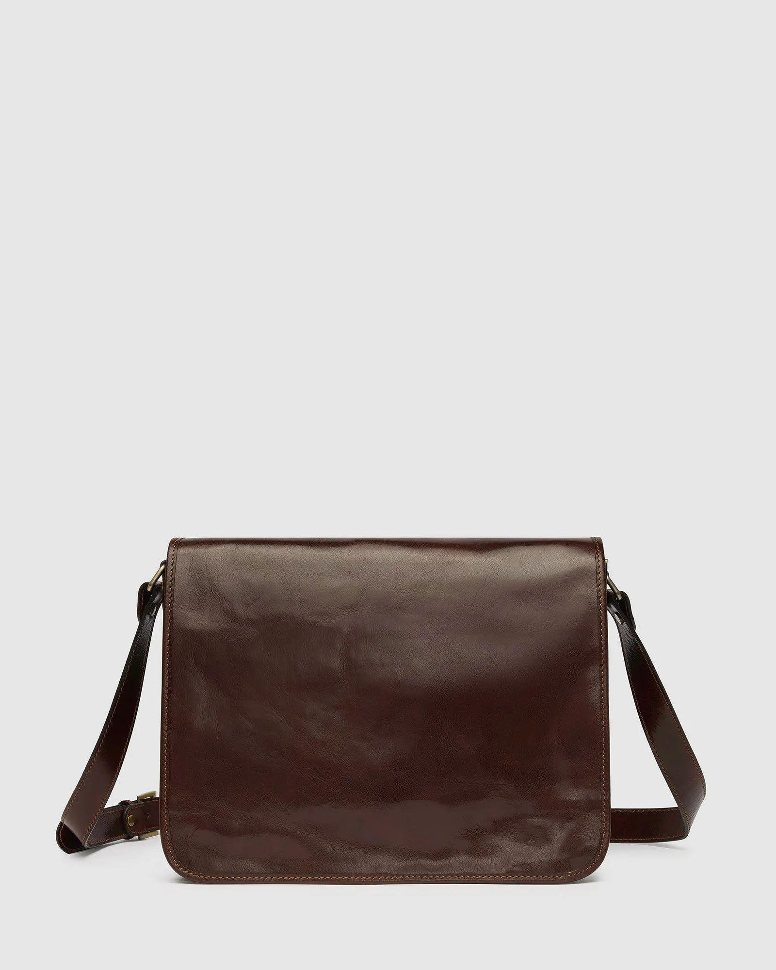 Nero Brown - Double Compartment Messenger