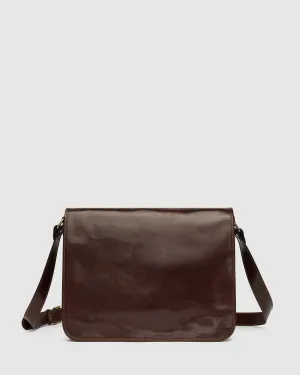Nero Brown - Double Compartment Messenger