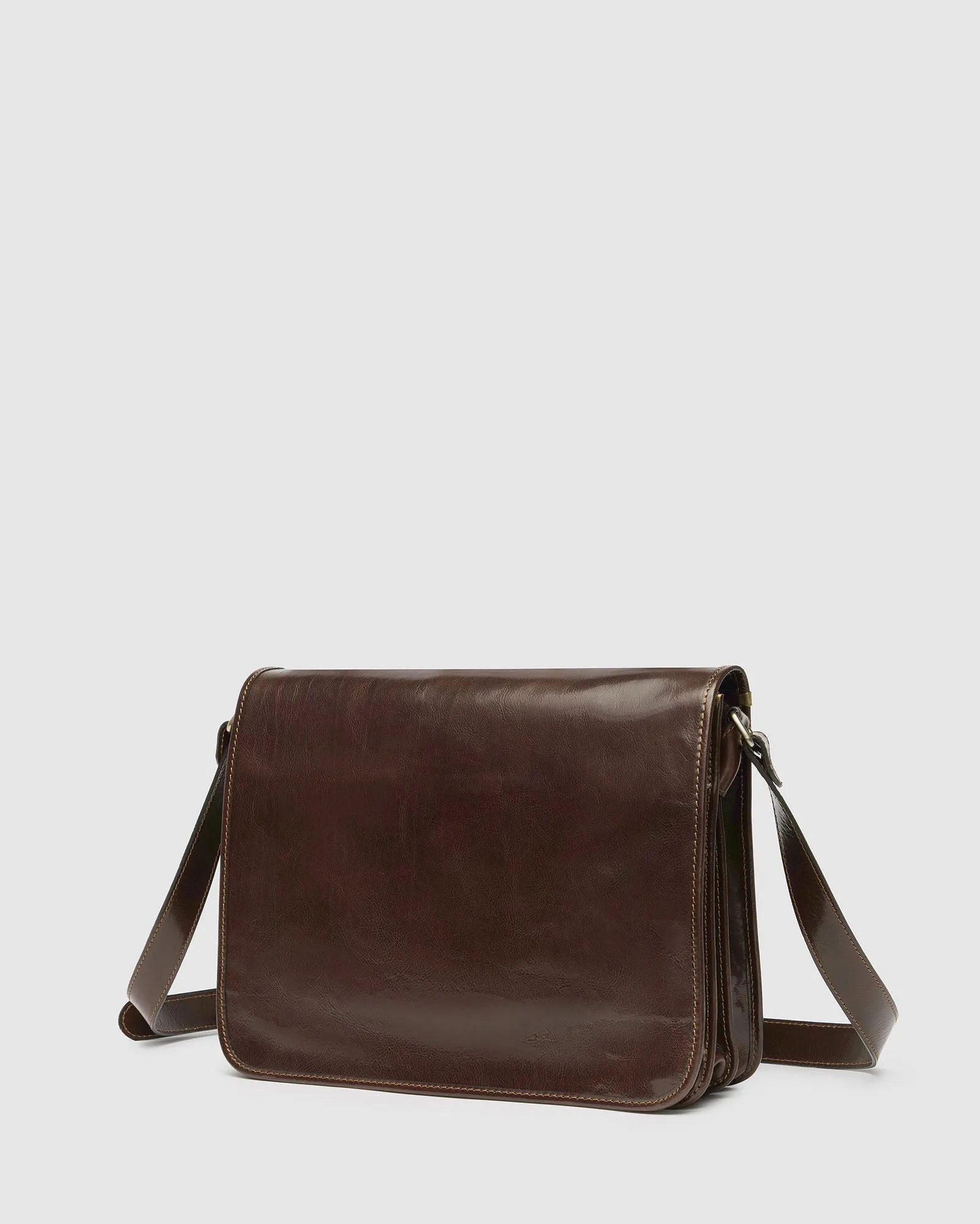 Nero Brown - Double Compartment Messenger