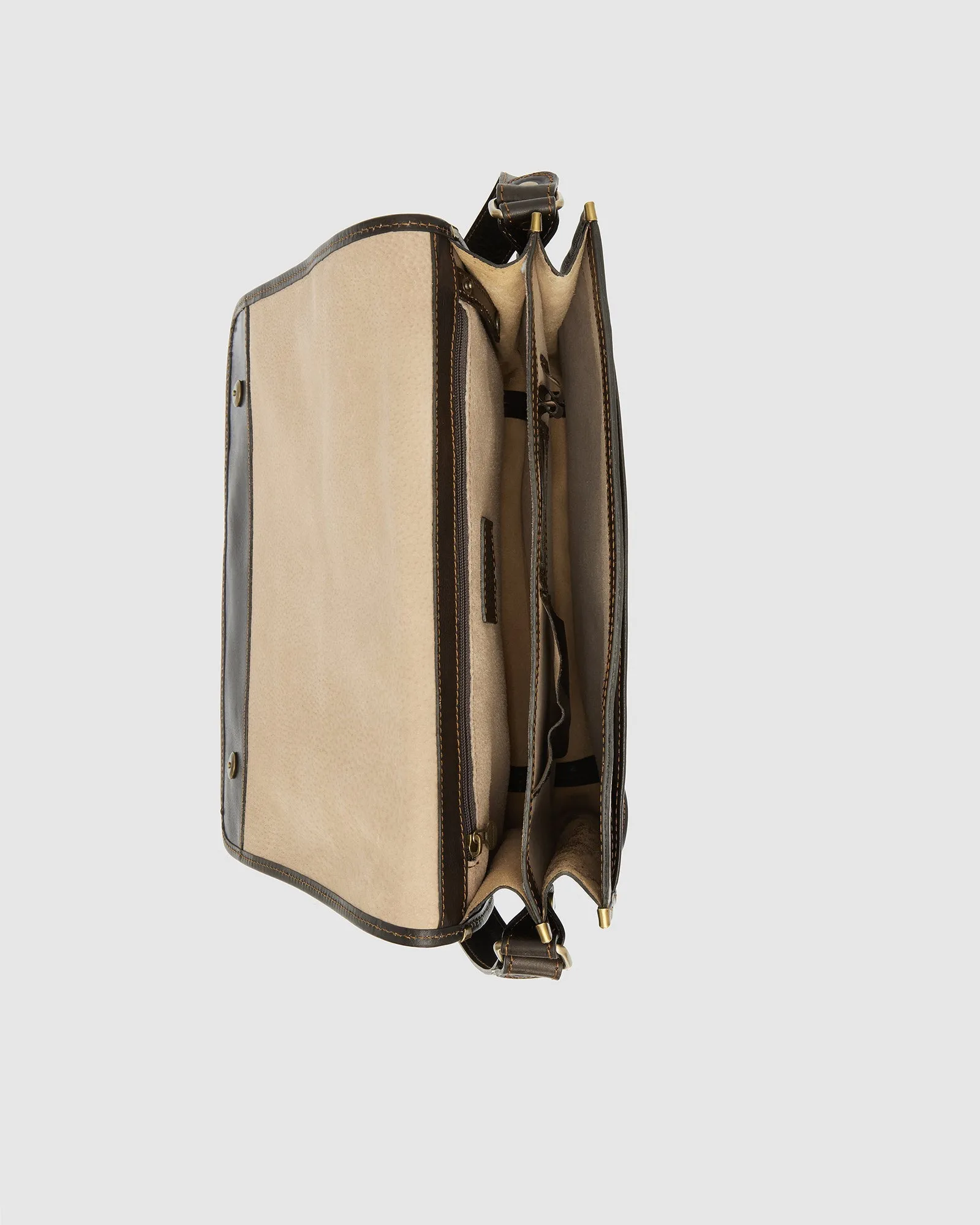 NERO Chocolate - Double Compartment Messenger