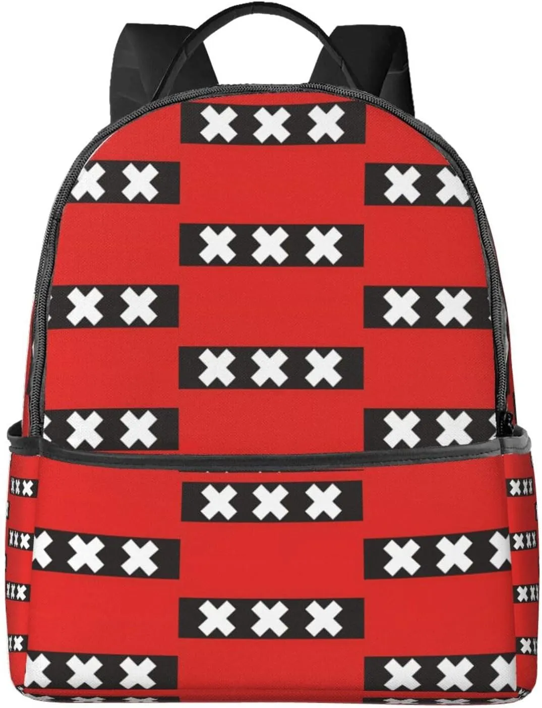 Netherlands Holland Flag Casual Backpacks Laptop Backpack Carry-on Daypack Sports Travel Rucksack Lightweight Working Bag for Outdoor Hiking Cycling Walking